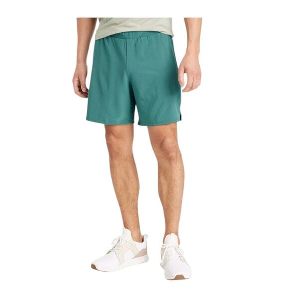 Mens Small All in Motion Teal 7 Inch Shorts - Picture 1 of 10